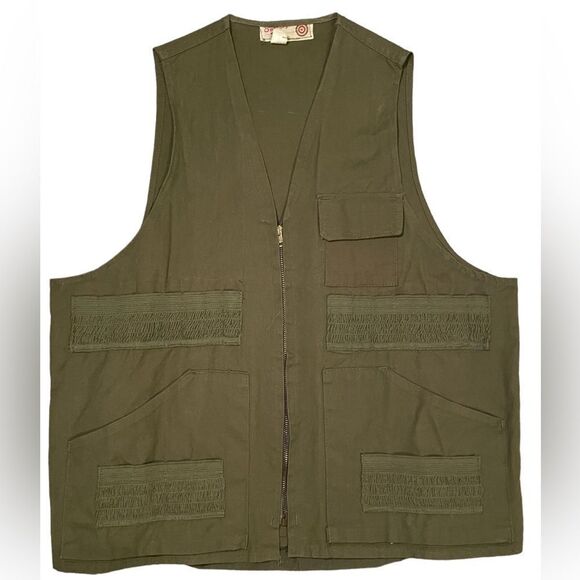 Bullseye Bill Other - Bullseye Bill Water Repellant '50s '60s Vintage Hunting Vest; size Medium